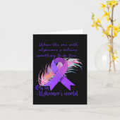 アルツハイマー病の信じ人はアルザハイムにいる カード (黄色い花)