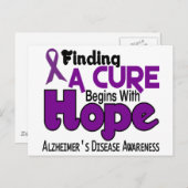 アルツハイマー病の希望5 ポストカード (正面/裏面)