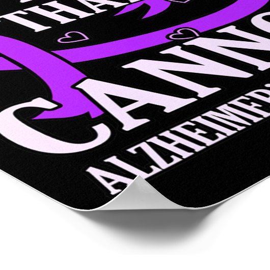 アルツハイマー病の意識を持たない人々のために思い出す ポスター (角)