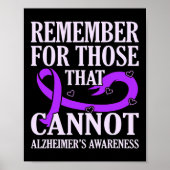 アルツハイマー病の意識を持たない人々のために思い出す ポスター (正面)