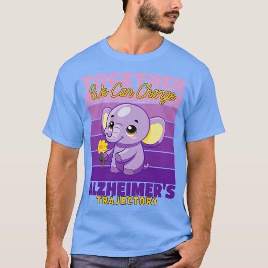 アルツハイマー病の未来を変えよう Tシャツ (正面)