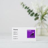 アルツハイマー病の研究の名刺 名刺 (スタンド正面)