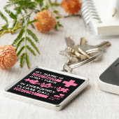 アルツハイマー病の警告 キーホルダー (側面)