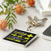 アルツハイマー病の警告 キーホルダー (側面)