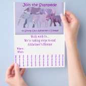 アルツハイマー病を打診する チラシ (手)