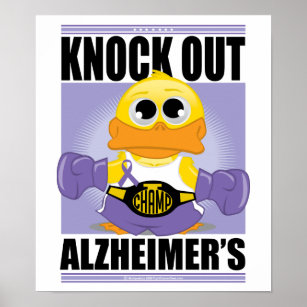 アルツハイマー病を撲滅する ポスター