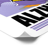 アルツハイマー病を撲滅する ポスター (角)