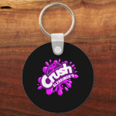 アルツハイマー病を粉砕する キーホルダー (正面)