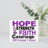 アルツハイマー病希望3 ポストカード (スタンド正面)