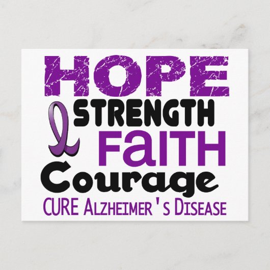 アルツハイマー病希望3 ポストカード (正面)