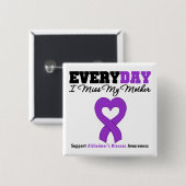 アルツハイマー病恋しく思母 缶バッジ (正面&裏面)