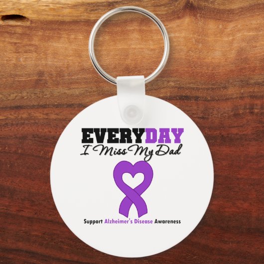 アルツハイマー病恋しく思私のパパ キーホルダー (正面)