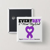 アルツハイマー病恋しく思私のパパ 缶バッジ (正面&裏面)