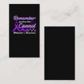 アルツハイマー病認識度デイジーファミリーのサポート 名刺 (正面/裏面)