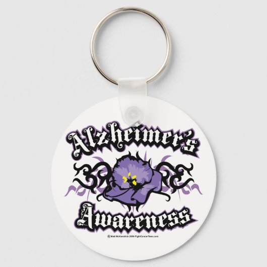アルツハイマー病 キーホルダー (正面)