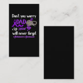 アルツハイマー認識度パパ開発者ファミリーのサポート 名刺 (正面/裏面)