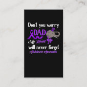 アルツハイマー認識度パパ開発者ファミリーのサポート 名刺 (正面)