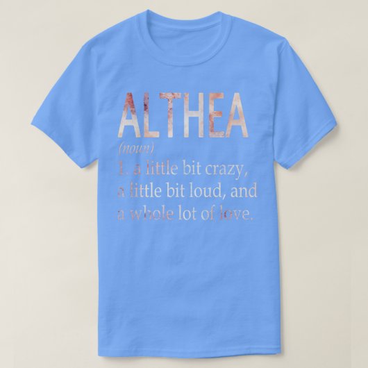 アルテアガール名の定義 Tシャツ (デザイン正面)