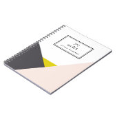 アルテア赤面アストラクトパーソナライズされたノートブック ノートブック (左側)