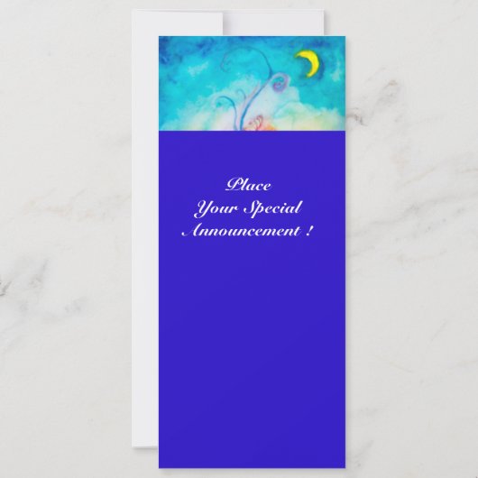 アルテア，ピンク色の黄色 案内状 (裏面)