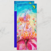 アルテア，ピンク色の黄色 案内状 (正面/裏面)