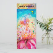 アルテア、ピンク、青、黄、緑 招待状 (スタンド正面)