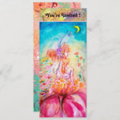 アルテア、ピンク、青、黄、緑 招待状 (正面/裏面)