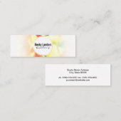 アルティスト | 水彩フェード スキニー名刺 (正面/裏面)