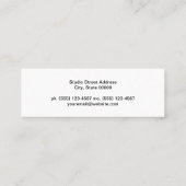 アルティスト | 水彩フェード スキニー名刺 (裏面)