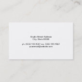 アルティスト | 水彩画 名刺 (裏面)