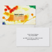 アルティスト | 水彩III 名刺 (正面/裏面)