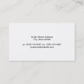 アルティスト | 水彩III 名刺 (裏面)