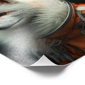 アルティックキツネ宇宙飛行士 フォトプリント            (角)