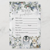 アルティック動物冬季オーネダーランドベビー予測 (正面/裏面)