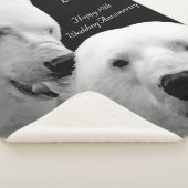 アルティック極熊カップル愛の優しさ情熱 シェルパブランケット (3/4)