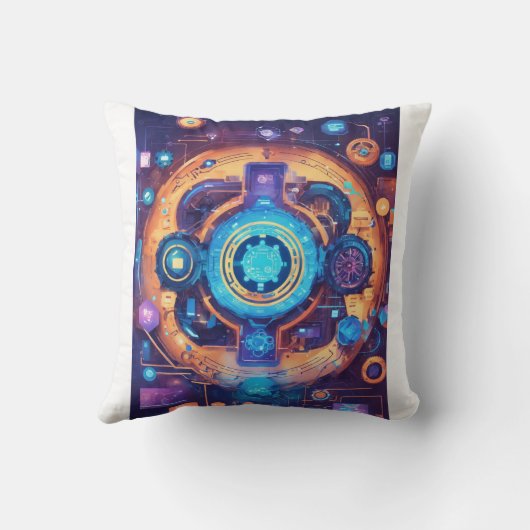 アルティフィアン心地よい株式会社 – すべての場所で夢を取引 クッション (裏面)