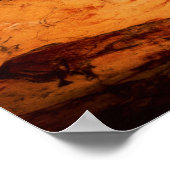 アルティミラの洞窟からのバイソン, c.15000 BC ポスター (角)