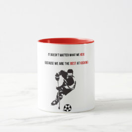 アルティメットカナダンスポーツハイブリッド: サッカー&ホッケー マグカップ