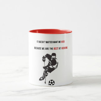 アルティメットカナダンスポーツハイブリッド: サッカー&ホッケー マグカップ