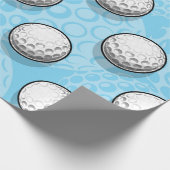 アルティメットゴルフパーティーブルー ラッピングペーパー (角)