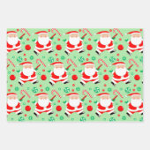 アルティメットフリスビーホリデーギフトラッピング紙 ラッピングペーパーシート (正面)