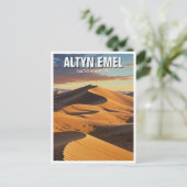 アルティンエメル国立公園カザフスタン旅行 ポストカード (スタンド正面)