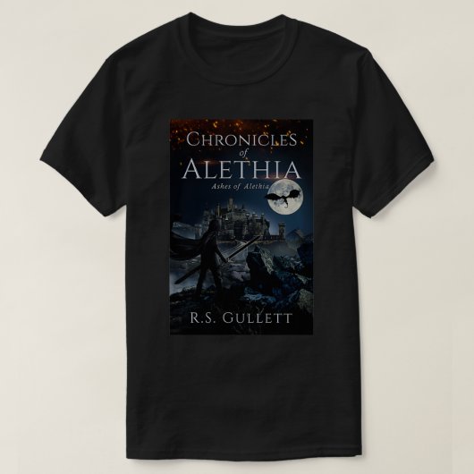 アルテイシアの公式灰 Tシャツ (デザイン正面)