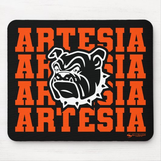 アルテシアブルドッグ伝統マウスパッド マウスパッド (正面)