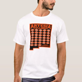アルテシア・ブルドッグス州チャンピオンズフットボールTシャツ Tシャツ