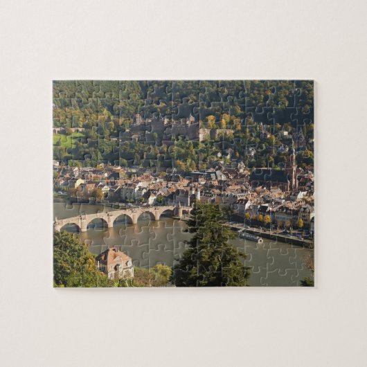 アルテブルッケまたは古い橋のビュー ジグソーパズル (横)