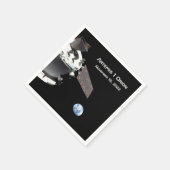 アルテミオリオン宇宙船ブルーマーブル スタンダードカクテルナプキン (角)