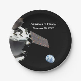 アルテミオリオン宇宙船ブルーマーブル ペーパープレート