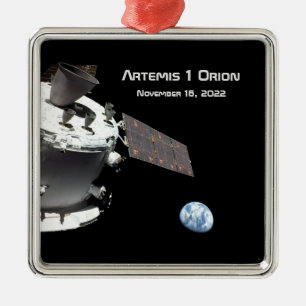 アルテミオリオン宇宙船ブルーマーブル メタルオーナメント
