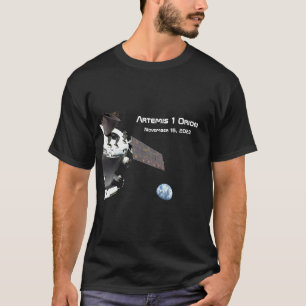 アルテミオリオン宇宙船ブルーマーブル Tシャツ